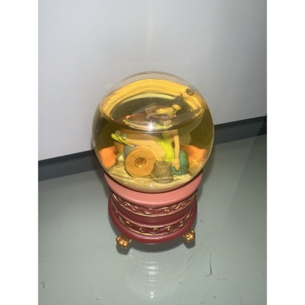 Disney Store Exclusive Mini Tinker Bell Snow Globe Fairies Edition sewing thread - Picture 2 of 6